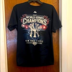 Delta Kids Short Sleeve Tee - Black New York Yankees World Series Champions